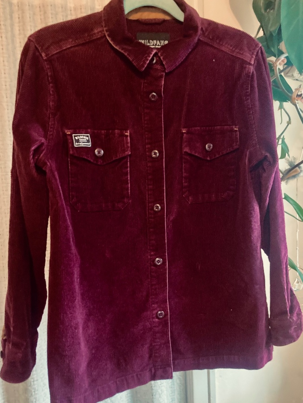 Wildfang Courdory button down Work Shirt